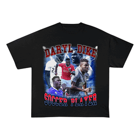 RDMCLOTHINGART tapestry hoodie DARYL DIKE HEAVY WEIGHT COTTON TEE-9154