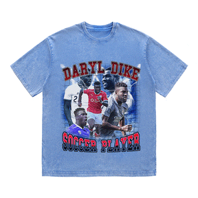 RDMCLOTHINGART tapestry hoodie DARYL DIKE HEAVY WEIGHT COTTON TEE-9154