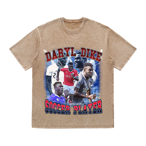 RDMCLOTHINGART tapestry hoodie DARYL DIKE HEAVY WEIGHT COTTON TEE-9154