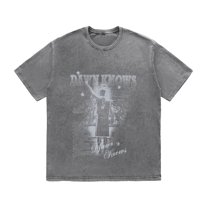 RDMCLOTHINGART tapestry hoodie DAWNKNOWS 2 HEAVY WEIGHT COTTON TEE-9308