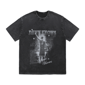 RDMCLOTHINGART tapestry hoodie DAWNKNOWS 2 HEAVY WEIGHT COTTON TEE-9308