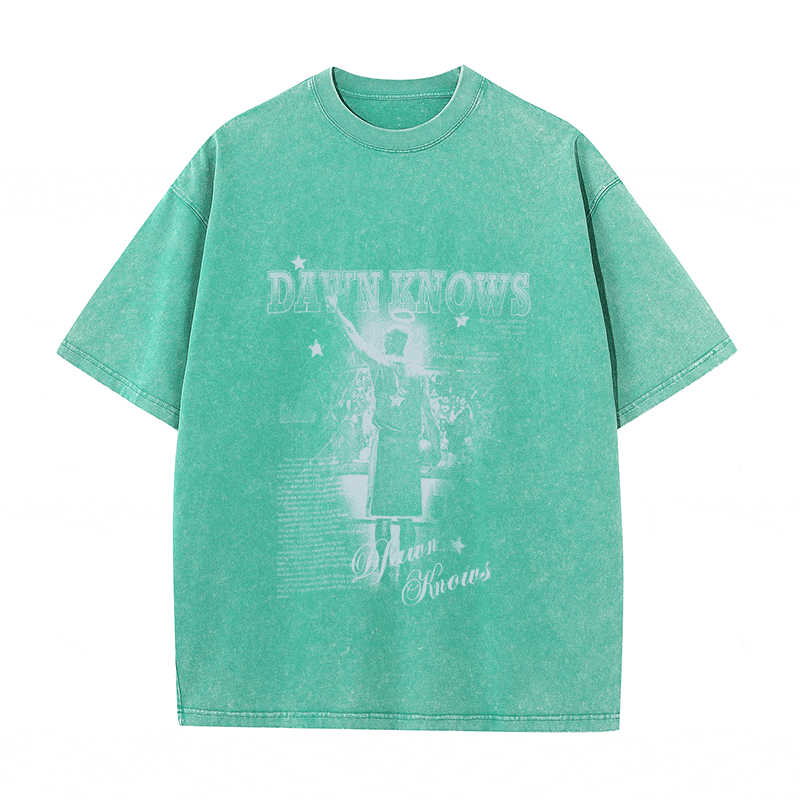 RDMCLOTHINGART tapestry hoodie DAWNKNOWS 2 HEAVY WEIGHT COTTON TEE-9308
