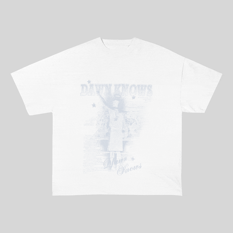 RDMCLOTHINGART tapestry hoodie DAWNKNOWS 2 HEAVY WEIGHT COTTON TEE-9308