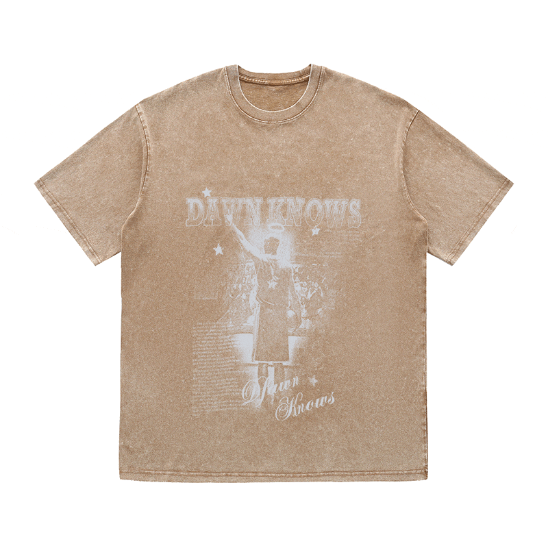 RDMCLOTHINGART tapestry hoodie DAWNKNOWS 2 HEAVY WEIGHT COTTON TEE-9308