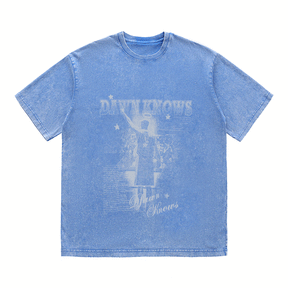 RDMCLOTHINGART tapestry hoodie DAWNKNOWS 2 HEAVY WEIGHT COTTON TEE-9308
