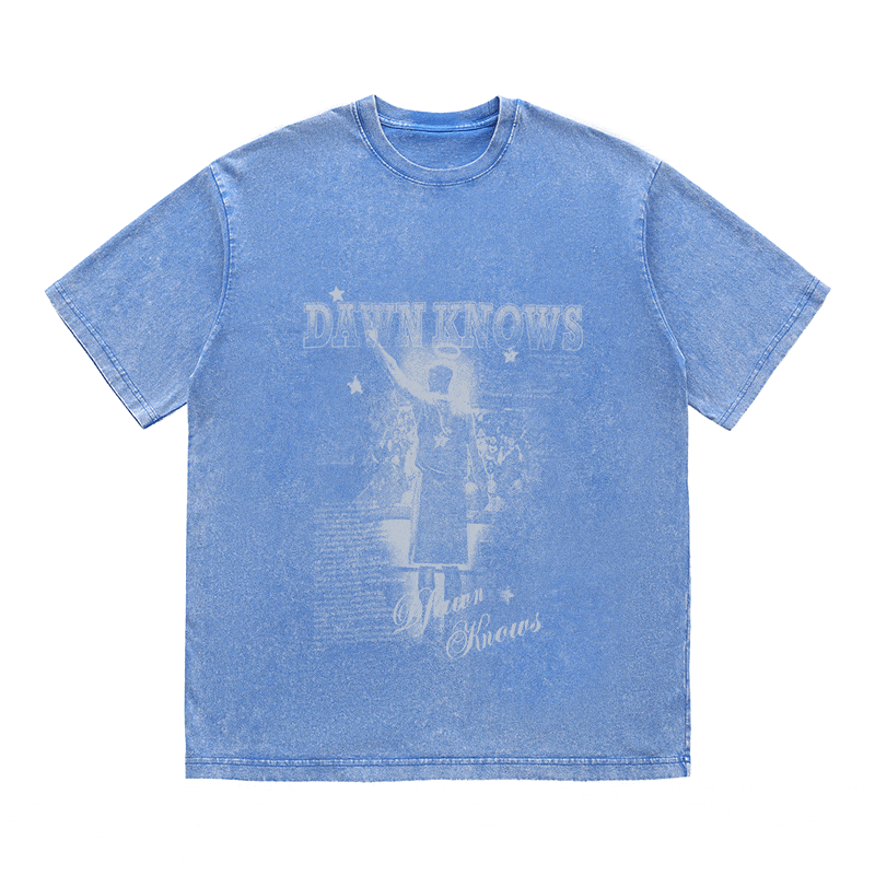 RDMCLOTHINGART tapestry hoodie DAWNKNOWS 2 HEAVY WEIGHT COTTON TEE-9308