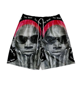 RDMCLOTHINGART tapestry hoodie DENNIS RODMAN TAPESTRY SHORTS