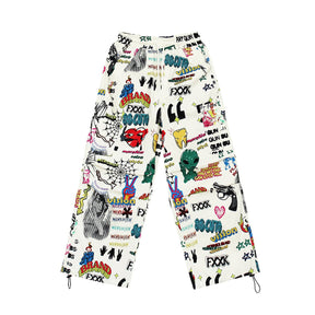 RDMCLOTHINGART M / Beige tapestry hoodie DESIGNER PANTS-60074