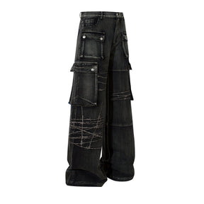 RDMCLOTHINGART S / Black tapestry hoodie DESIGNER PANTS-60077