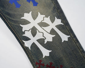 RDMCLOTHINGART tapestry hoodie DESIGNER PANTS-8026