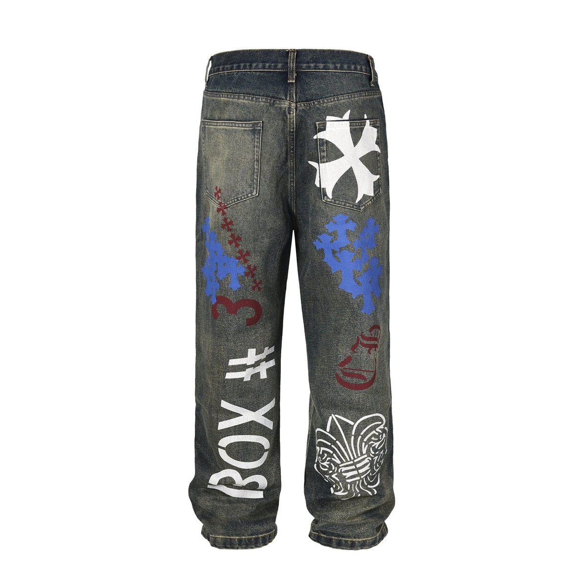 RDMCLOTHINGART tapestry hoodie DESIGNER PANTS-8026