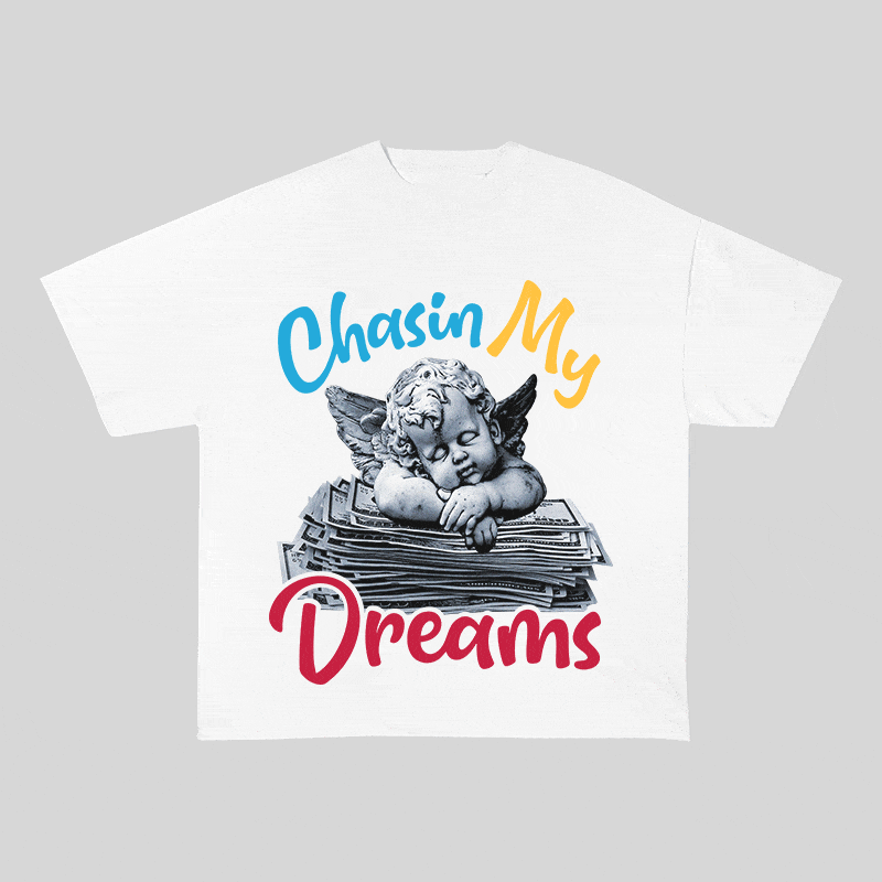 RDMCLOTHINGART tapestry hoodie DREAMS HEAVY WEIGHT COTTON TEE-9036