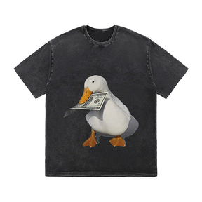 RDMCLOTHINGART tapestry hoodie DUCK HEAVY WEIGHT COTTON TEE-9311
