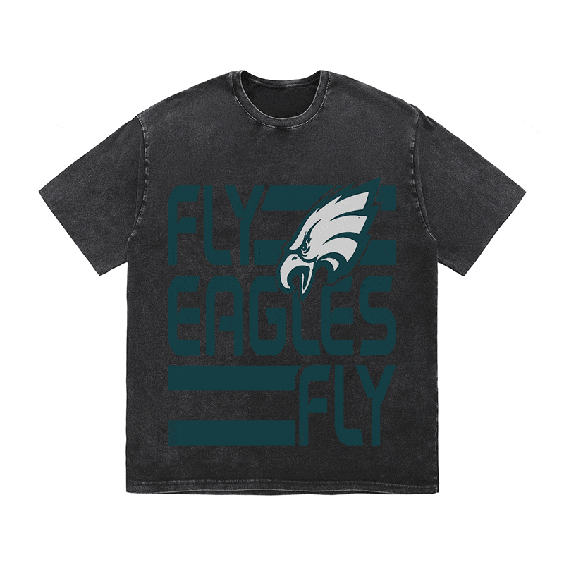 RDMCLOTHINGART tapestry hoodie EAGLES HEAVY WEIGHT COTTON TEE-8777