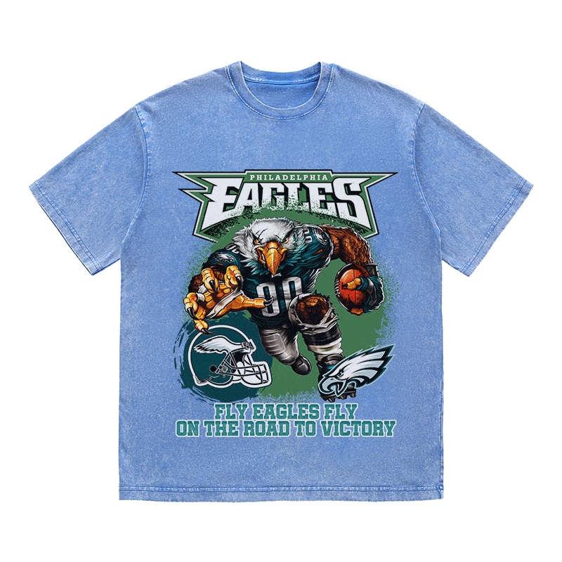 RDMCLOTHINGART tapestry hoodie EAGLES HEAVY WEIGHT COTTON TEE-8787