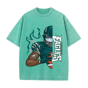 RDMCLOTHINGART tapestry hoodie EAGLES HEAVY WEIGHT COTTON TEE-8805