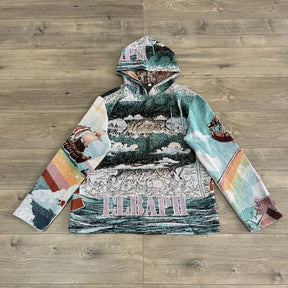 RDMCLOTHINGART tapestry hoodie ELBAPH TAPESTRY HOODIE
