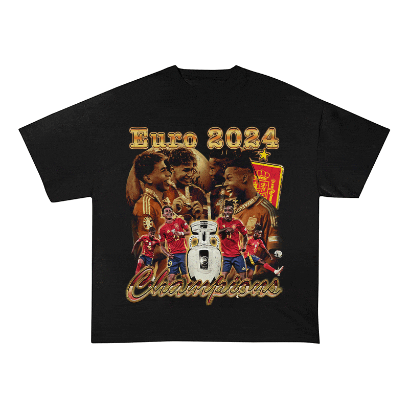 RDMCLOTHINGART tapestry hoodie EURO 2024 HEAVY WEIGHT COTTON TEE-8959