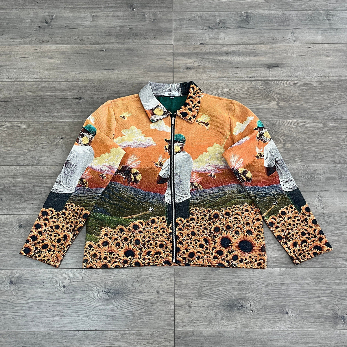 RDMCLOTHINGART tapestry hoodie FLOWER BOY TAPESTRY JACKET