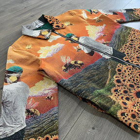 RDMCLOTHINGART tapestry hoodie FLOWER BOY TAPESTRY JACKET
