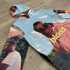 RDMCLOTHINGART tapestry hoodie FRANK TAPESTRY HOODIE