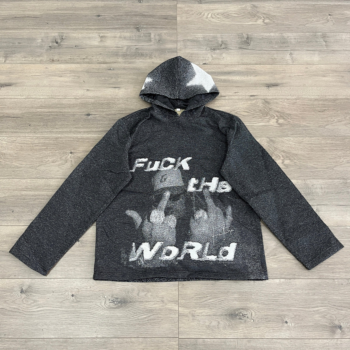 RDMCLOTHINGART tapestry hoodie FXXK THE WORLD TAPESTRY HOODIE