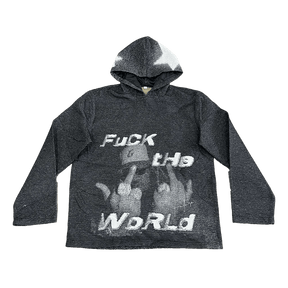 RDMCLOTHINGART tapestry hoodie FXXK THE WORLD TAPESTRY HOODIE