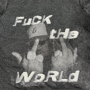 RDMCLOTHINGART tapestry hoodie FXXK THE WORLD TAPESTRY HOODIE