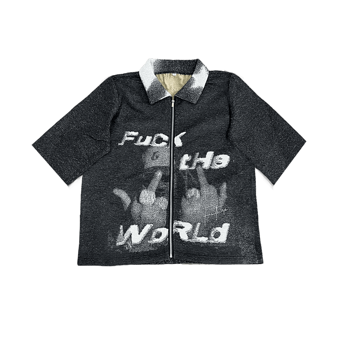 RDMCLOTHINGART tapestry hoodie FXXK THE WORLD TAPESTRY TEE