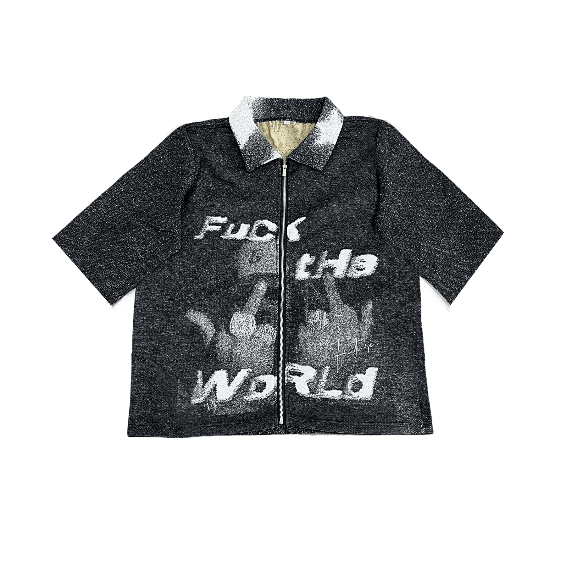RDMCLOTHINGART tapestry hoodie FXXK THE WORLD TAPESTRY TEE