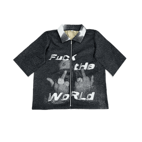 RDMCLOTHINGART tapestry hoodie FXXK THE WORLD TAPESTRY TEE