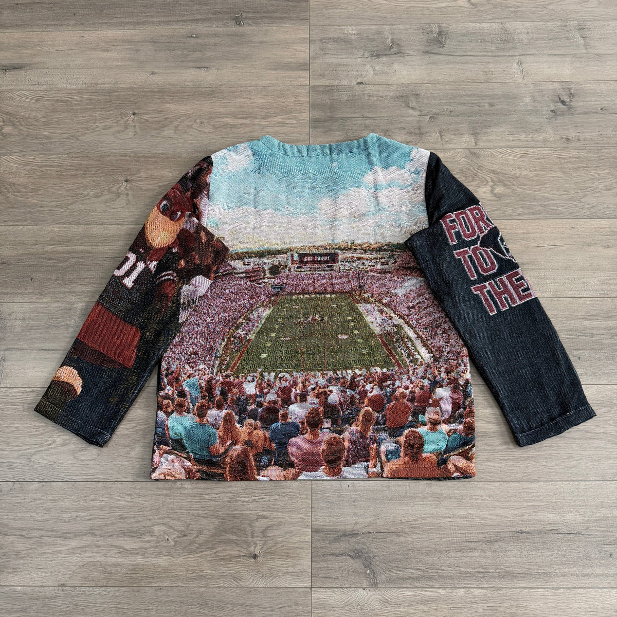 RDMCLOTHINGART tapestry hoodie GAMECOCKS TAPESTRY CREWNECK