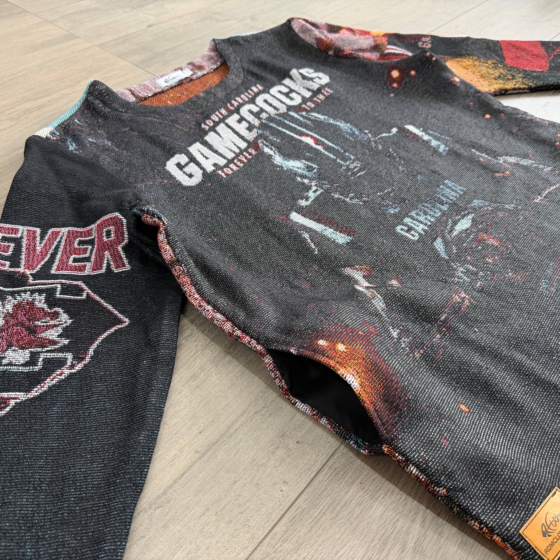 RDMCLOTHINGART tapestry hoodie GAMECOCKS TAPESTRY CREWNECK