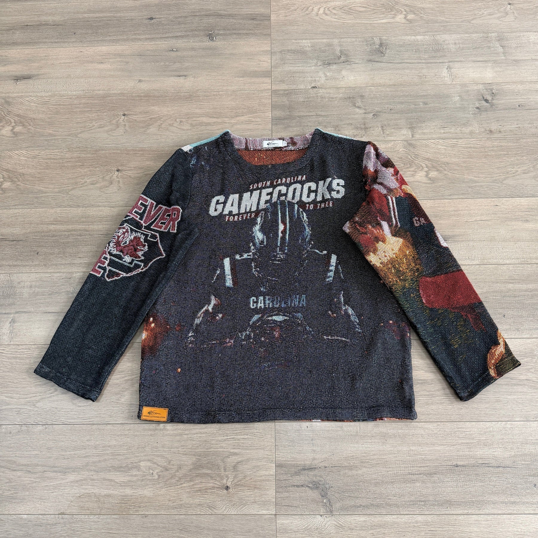 RDMCLOTHINGART tapestry hoodie GAMECOCKS TAPESTRY CREWNECK