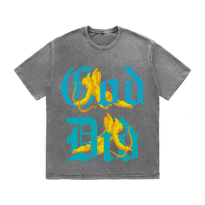 RDMCLOTHINGART tapestry hoodie GOD DID HEAVY WEIGHT COTTON TEE-9040
