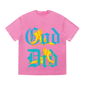 RDMCLOTHINGART tapestry hoodie GOD DID HEAVY WEIGHT COTTON TEE-9040