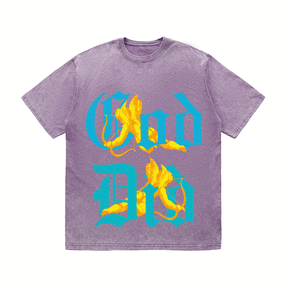 RDMCLOTHINGART tapestry hoodie GOD DID HEAVY WEIGHT COTTON TEE-9040