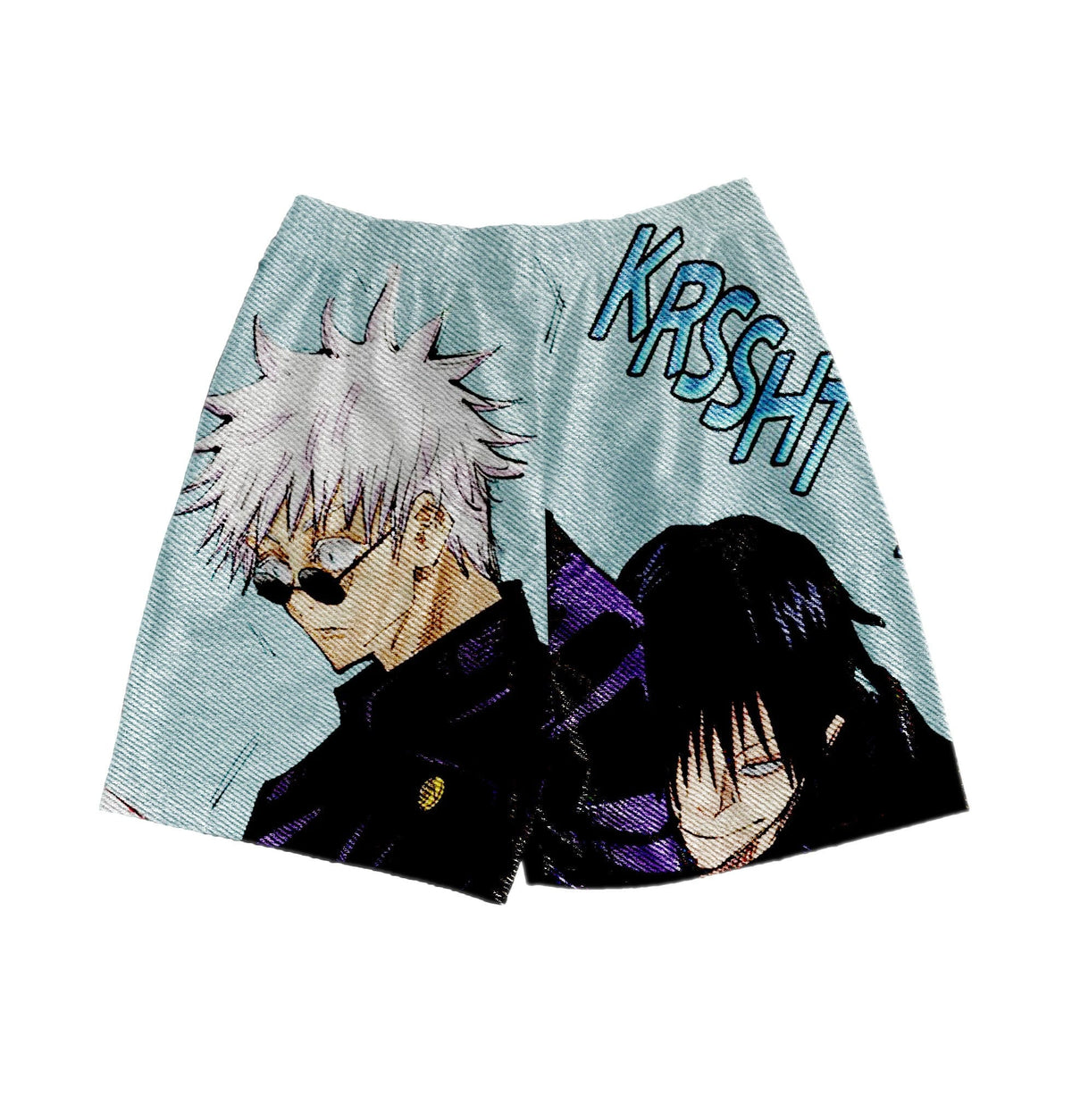 RDMCLOTHINGART tapestry hoodie GOJO VS TOJI TAPESTRY SHORTS