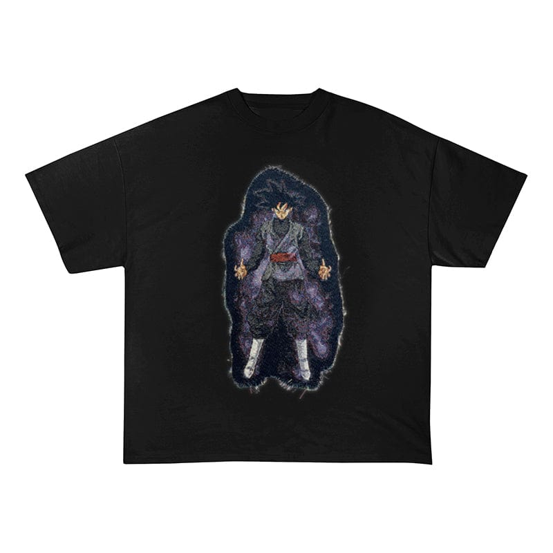 RDMCLOTHINGART tapestry hoodie Goku Black-8158