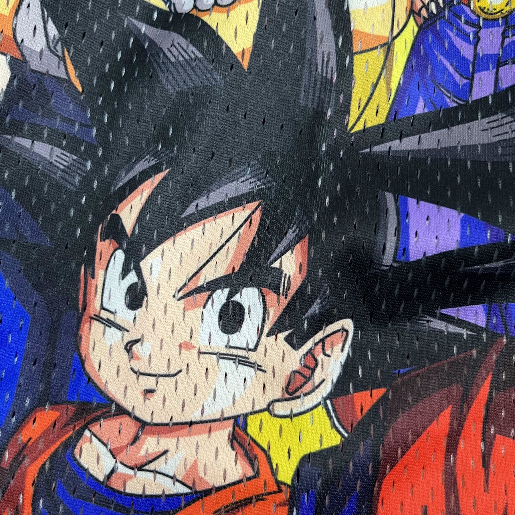 RDMCLOTHINGART tapestry hoodie GOKU COLLECTION MESH SHORTS-8679