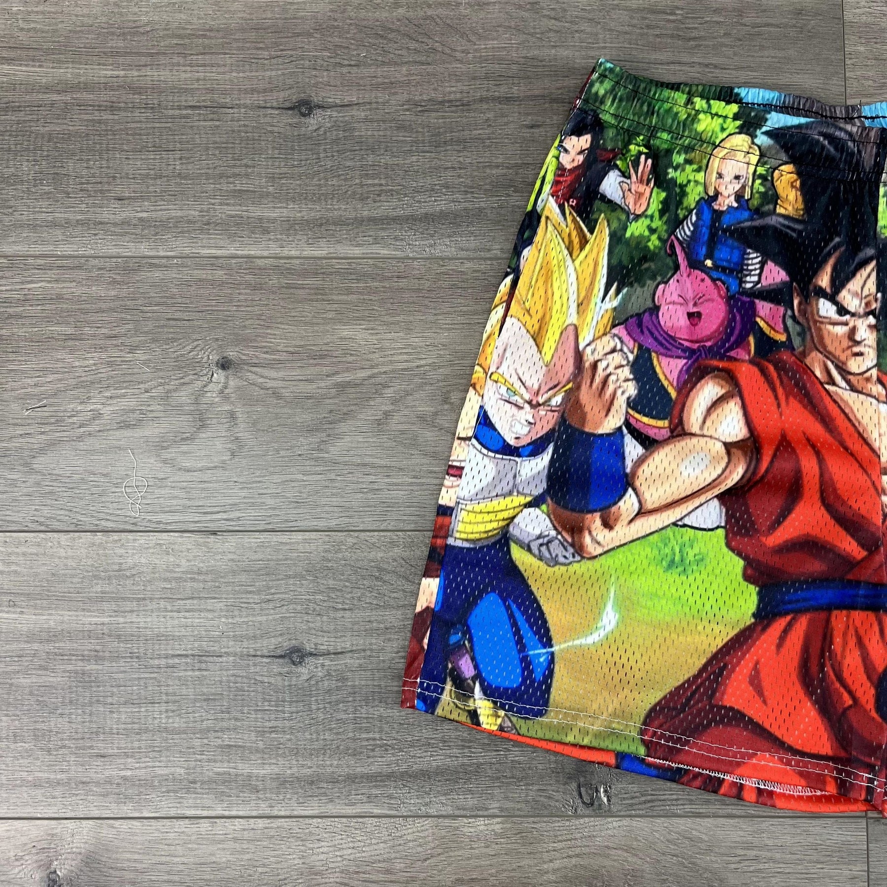 RDMCLOTHINGART tapestry hoodie GOKU COLLECTION MESH SHORTS-8686