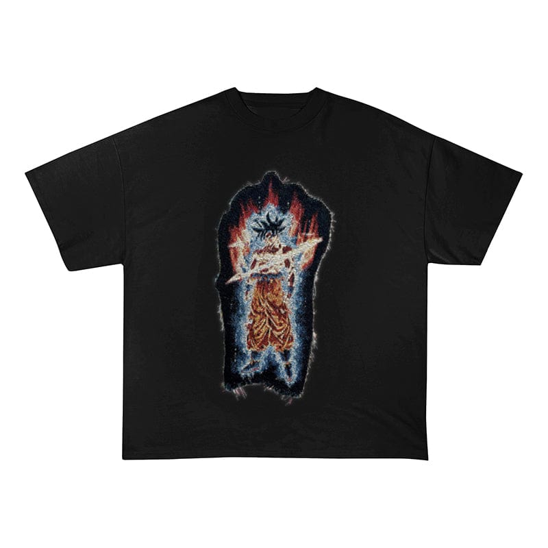 RDMCLOTHINGART tapestry hoodie Goku HEAVY COTTON TEES-8166