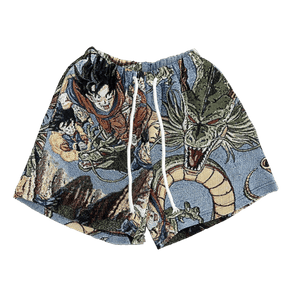 GOKU TAPESTRY SHORTS - RDMCLOTHINGART