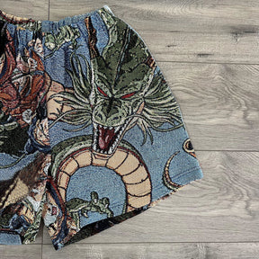 GOKU TAPESTRY SHORTS - RDMCLOTHINGART