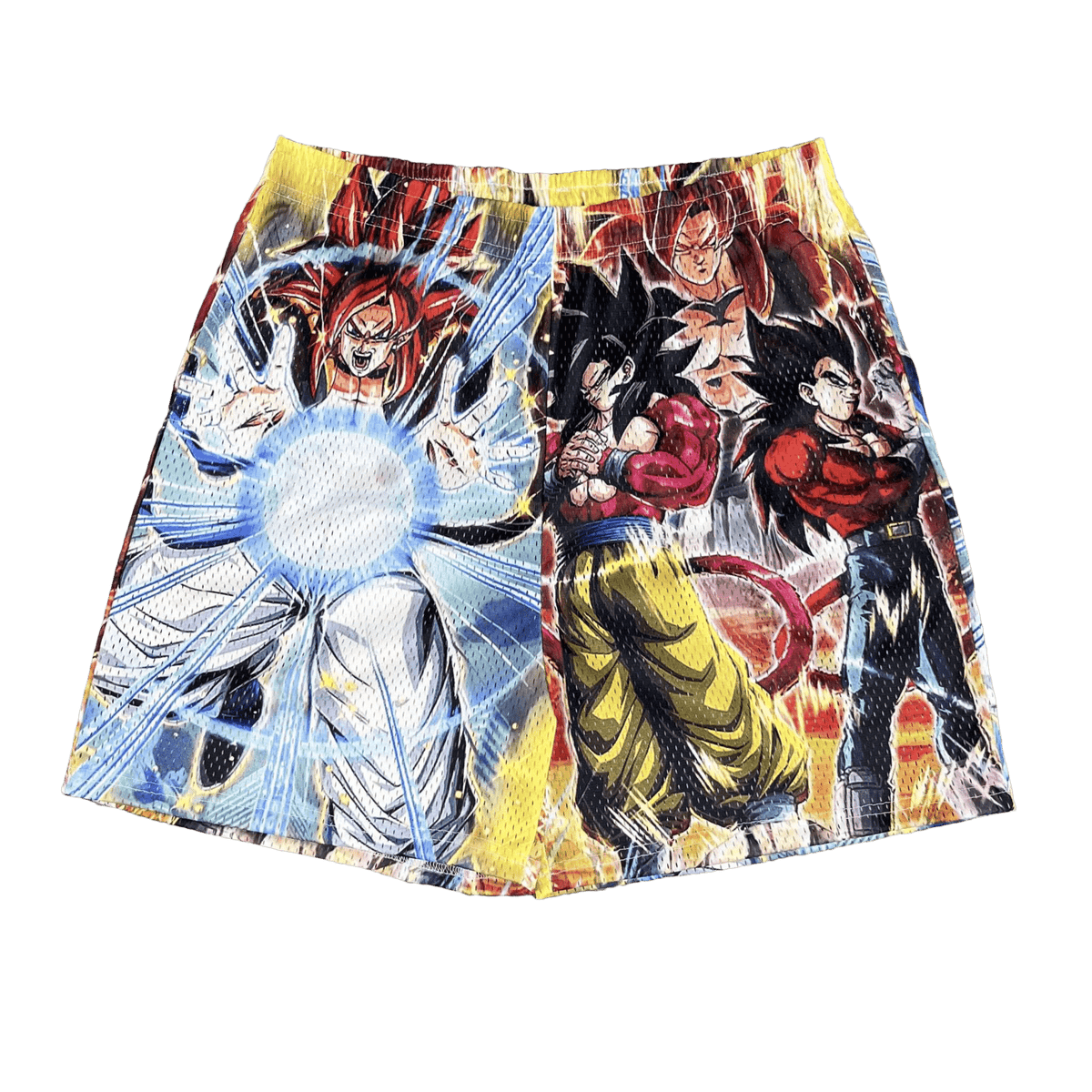 RDMCLOTHINGART tapestry hoodie GOKU&VEGETA MESH SHORTS-8664