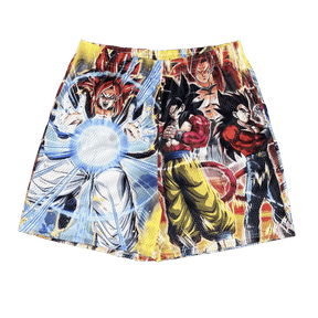 RDMCLOTHINGART tapestry hoodie GOKU&VEGETA MESH SHORTS-8664