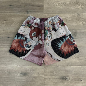 RDMCLOTHINGART tapestry hoodie GRADUATION TAPESTRY SHORTS