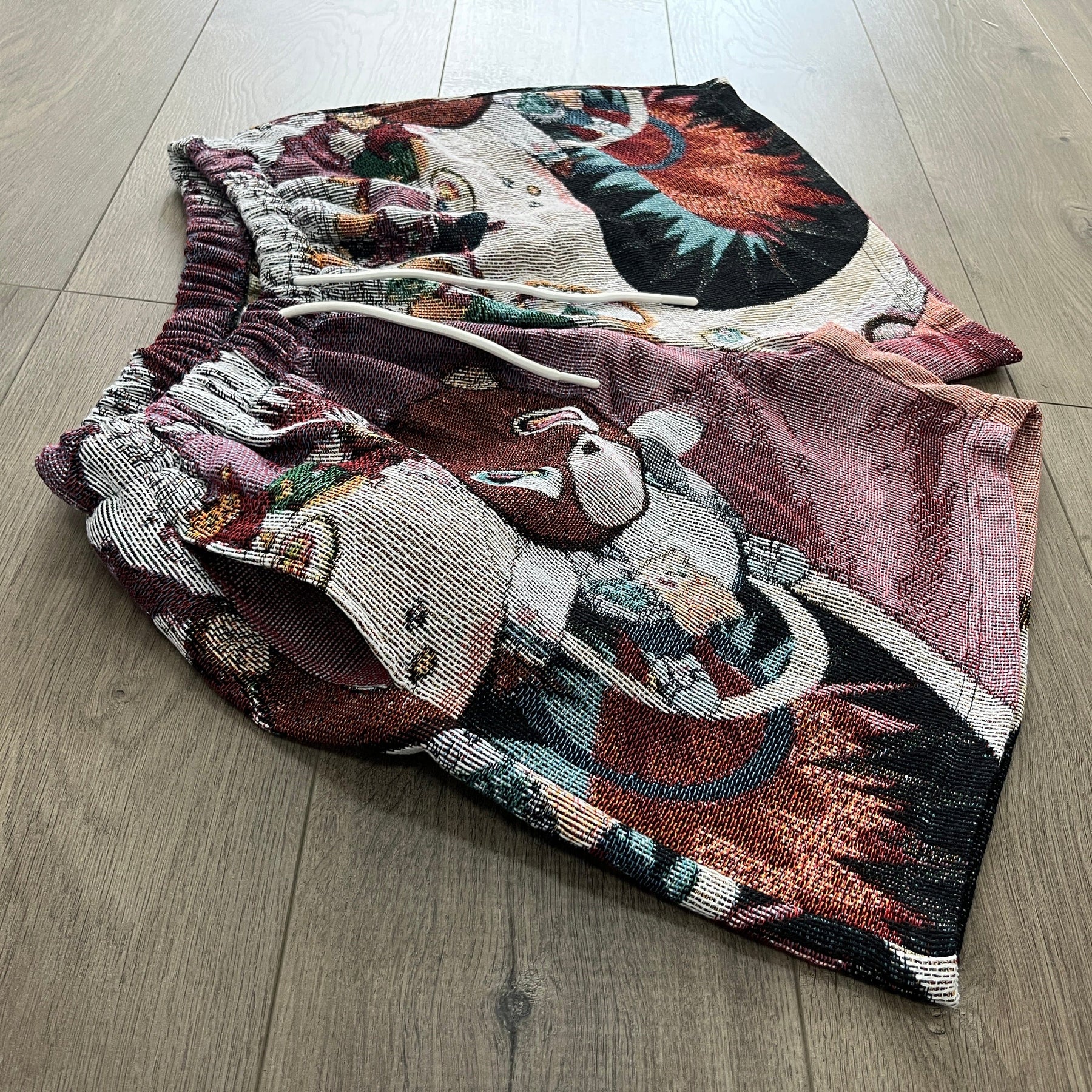 RDMCLOTHINGART tapestry hoodie GRADUATION TAPESTRY SHORTS