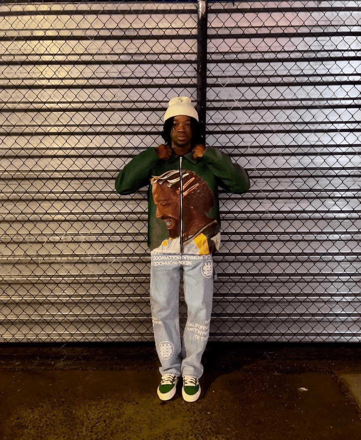 RDMCLOTHINGART tapestry hoodie GREEN DRAKE TAPESTRY JACKET