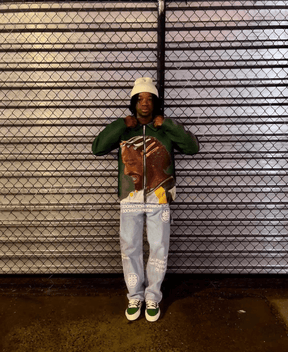 RDMCLOTHINGART tapestry hoodie GREEN DRAKE TAPESTRY JACKET